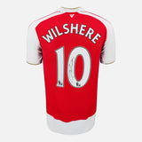 Framed Wilshere Signed Arsenal Shirt, 10 Autograph [Lite]