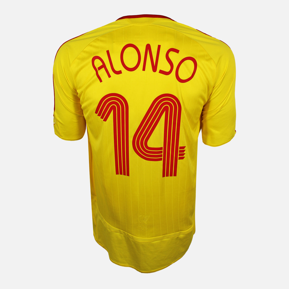 2006-07 Liverpool Away Shirt Alonso 14 [Perfect] XL — Verified official Liverpool shirt, condition graded | The Vault