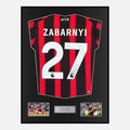 Framed Illia Zabarnyi Signed Bournemouth Shirt Home 2023-24 [Classic]