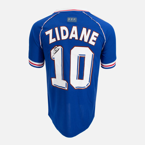 Zinedine Zidane Signed France Shirt Home 1998 World Cup [10]