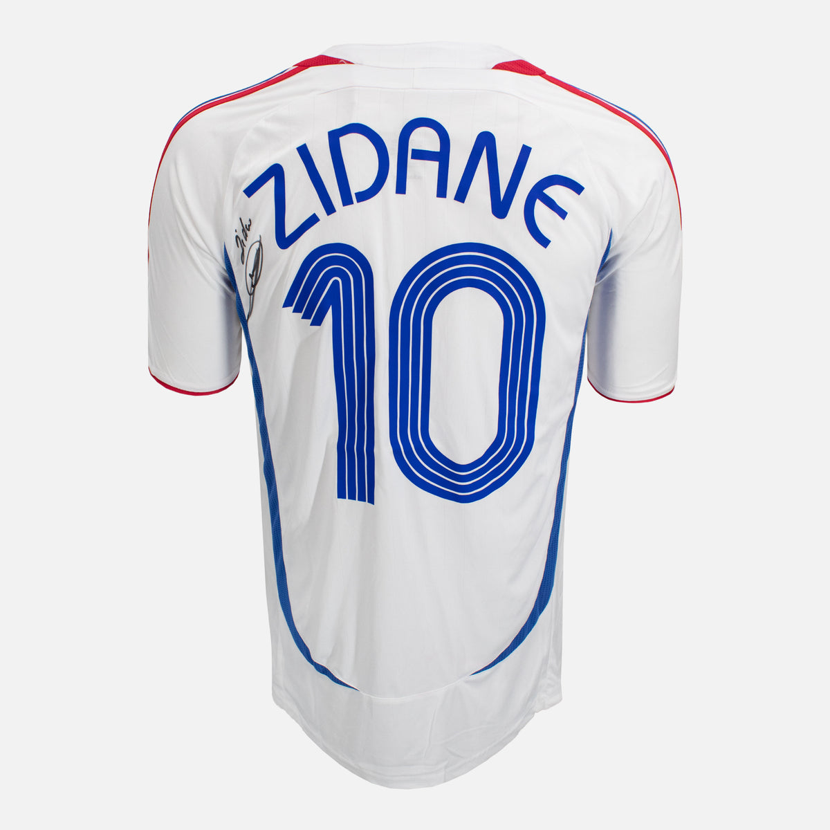 Zinedine Zidane Signed France Shirt Away 2006 World Cup Final [10] — France signed shirt from the 2006 season | The Vault