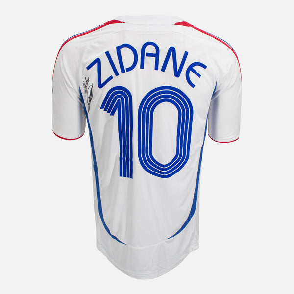 Zinedine Zidane Signed France Shirt Away 2006 World Cup Final [10]