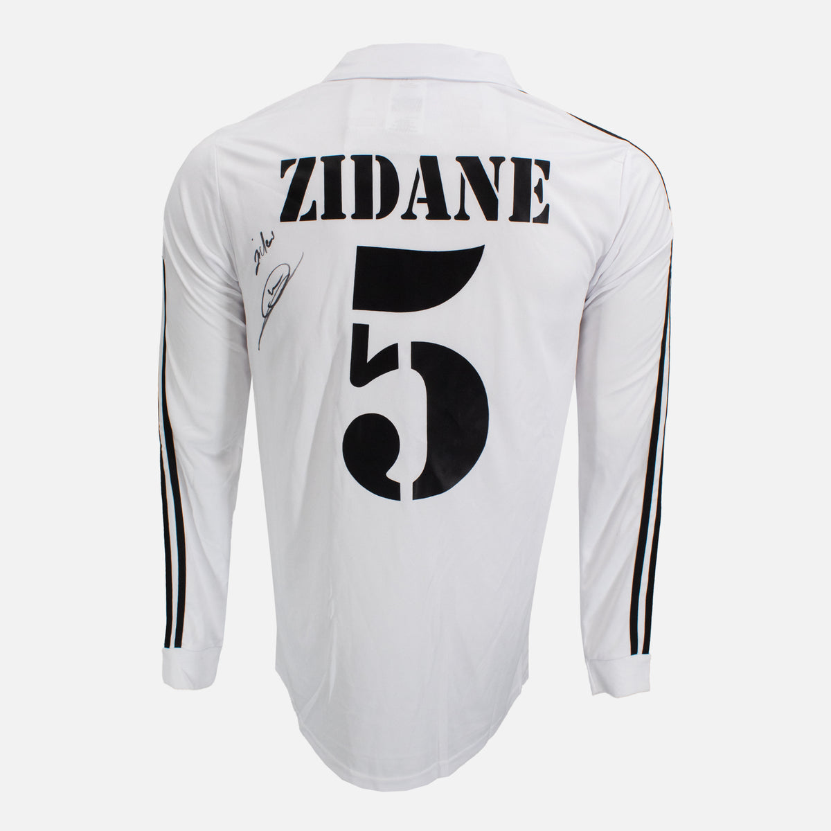 Zinedine Zidane Signed Real Madrid Shirt 2002-03 [5] — Real Madrid signed shirt from the 2002 to 2003 season | The Vault