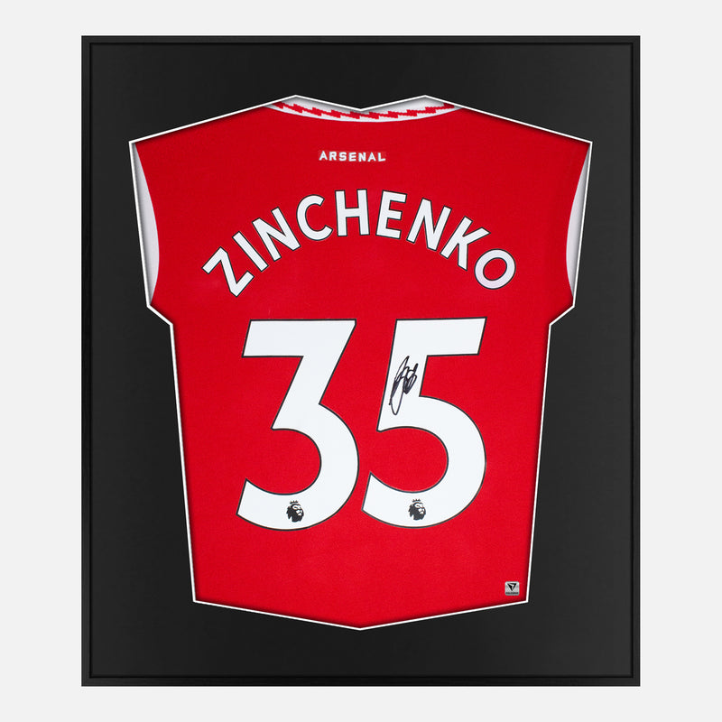 Framed Zinchenko Signed Arsenal Shirt