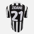 1999-00 Juventus Home Shirt Zidane 21 [Good] L