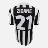 1999-00 Juventus Home Shirt Zidane 21 [Good] L