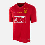 2008 Manchester United Home Shirt Moscow Winners 3 Star [New] M