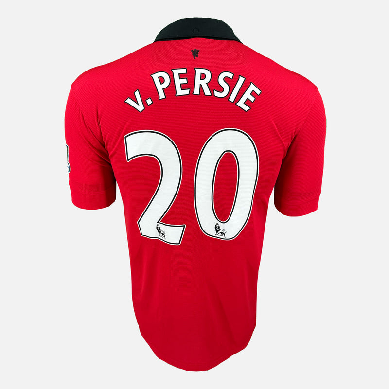 2013-14 Manchester United Home Shirt V.Persie 20 [Perfect] M