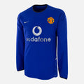 2002-03 Manchester United Third away Shirt long sleeve [Perfect] L
