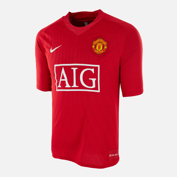 Manchester United 2007-08-09 Home Football Shirt Final