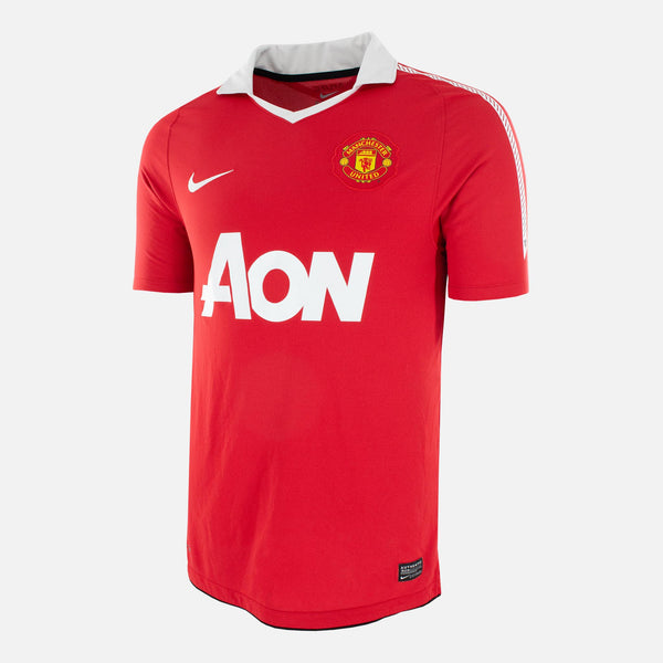 Manchester United Shirt Red Aon 2010-12