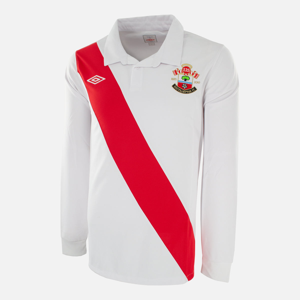 2010-11 Southampton Home Shirt long sleeve [New] L — Original and official Southampton shirt, brand new with tags | The Vault