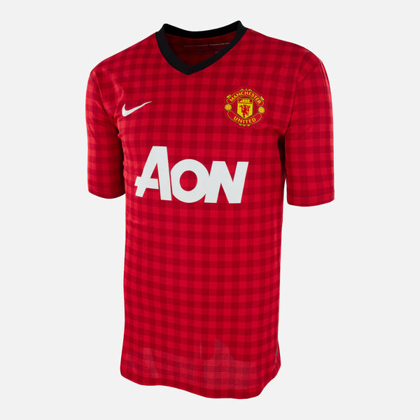 2012-13 Manchester United Home Shirt Nike 20th Premier League Title Football Jersey – alternate view