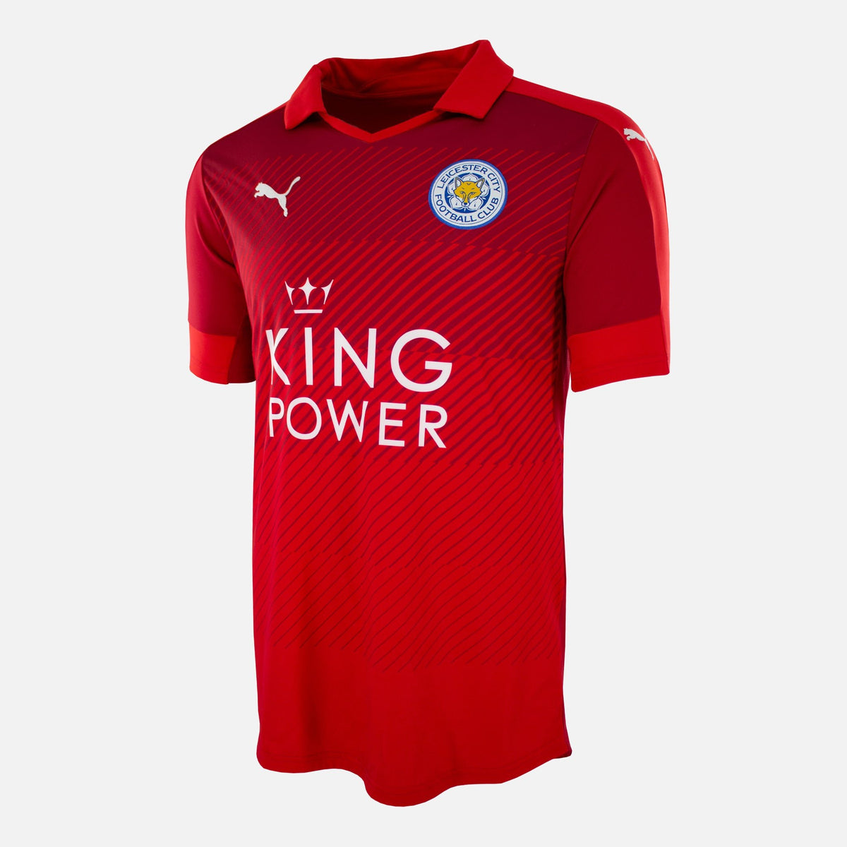 2016-17 Leicester City Away Shirt PL Champions Badges [Perfect] M — Verified official Leicester City shirt, condition graded | The Vault