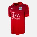2016-17 Leicester City Away shirt red classic football kit