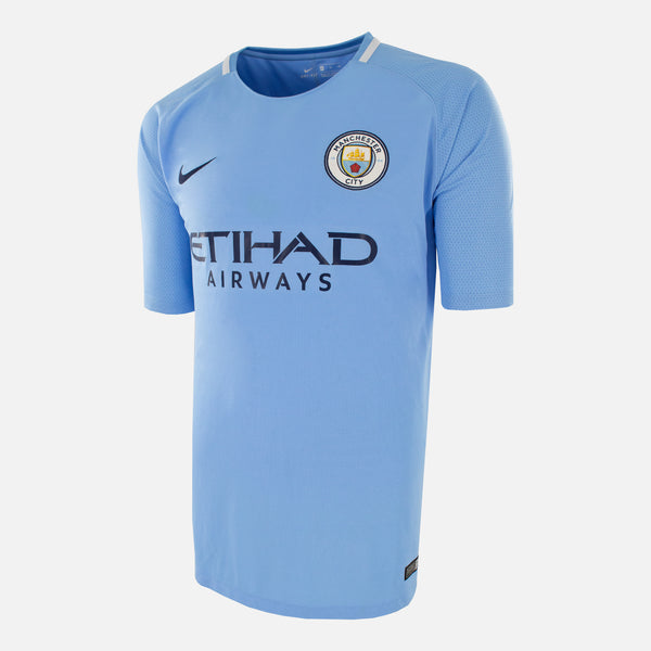 2017-18 Manchester City Home Shirt Centurions [Perfect] L