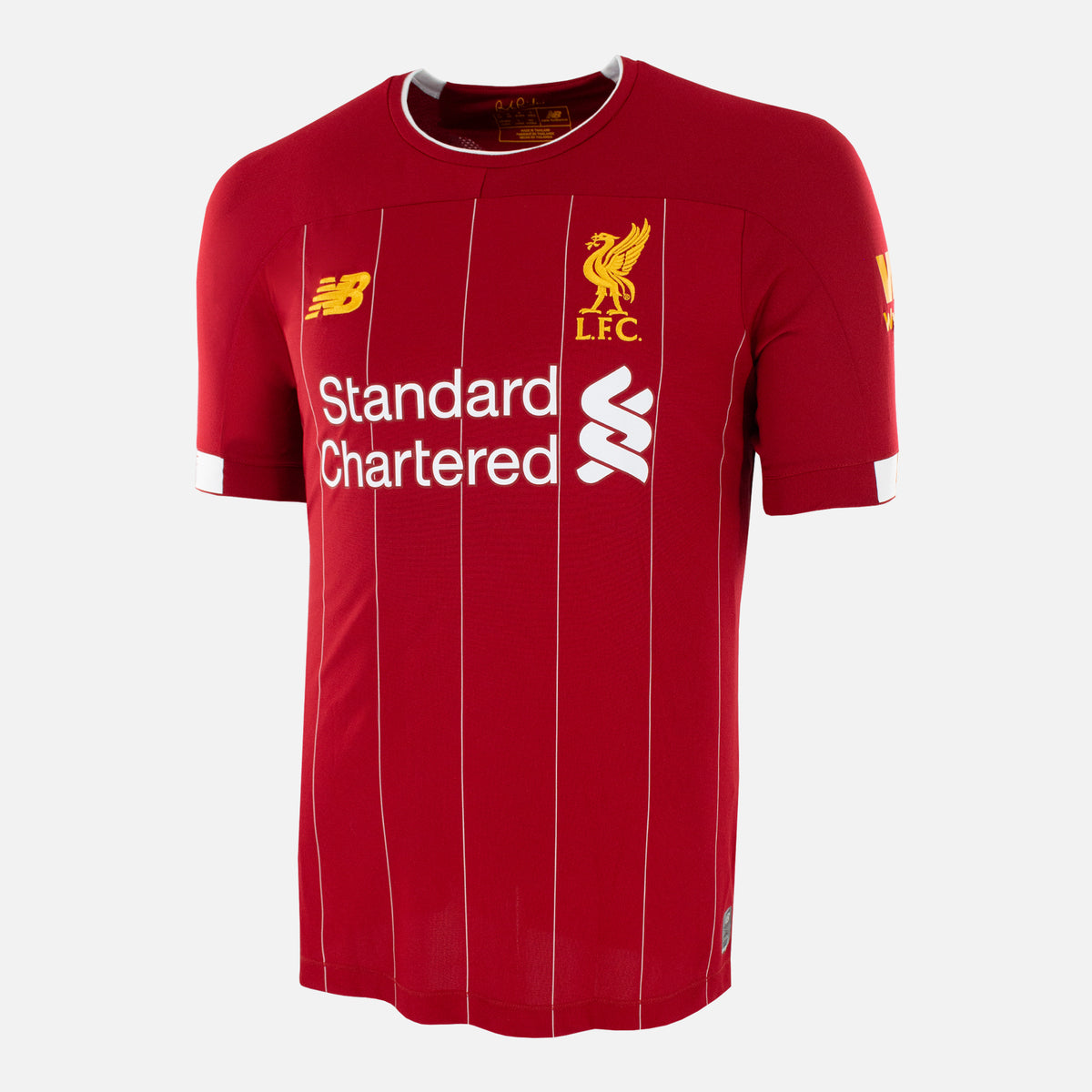 2019-20 Liverpool Home Shirt Champions 20 [New] M — Looking after your new Liverpool Home shirt | The Vault