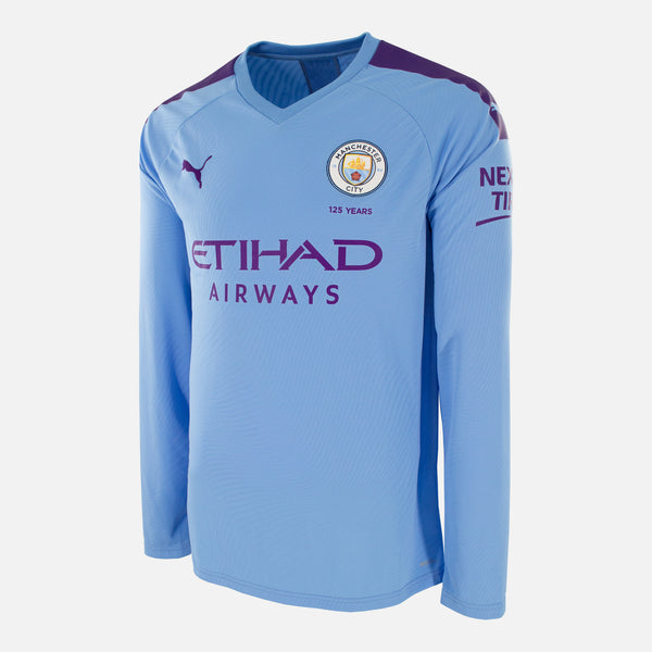 2019-20 Manchester City Home shirt classic football kit long sleeve