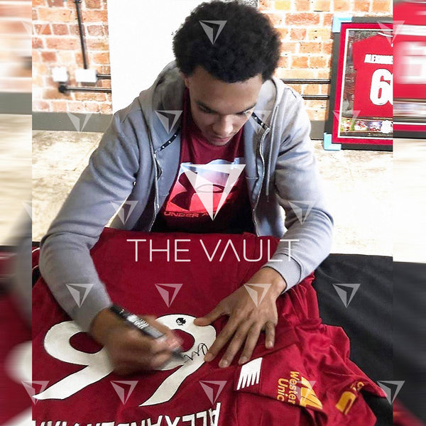 Trent Alexander-Arnold Signed Liverpool Shirt 2019-20 Home [66]