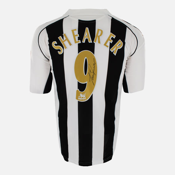 Shearer Signed Newcastle United Shirt 2005-06-07 Home Rare