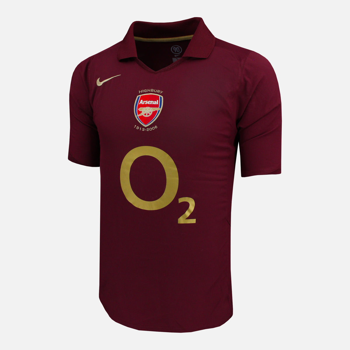 2005-06 Arsenal Home Shirt Redcurrant [Perfect] — Verified official Arsenal shirt, condition graded | The Vault