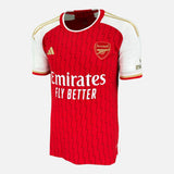 William Saliba Signed Arsenal Shirt 2023-24 Home [2]