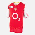 2004-05 Arsenal Home Shirt Stand Up Speak Up [Perfect] L