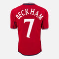 2002-04 England Away Shirt Beckham 7 [Perfect] XL