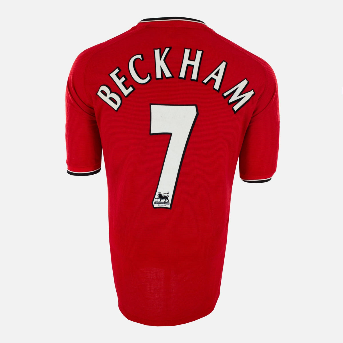 2000-02 Manchester United Home Shirt Beckham 7 [Perfect] — Verified official Manchester United shirt, condition graded | The Vault