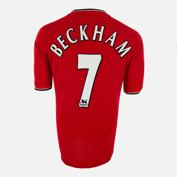 2000-02 Manchester United Home Shirt Beckham 7 [Perfect] XL
