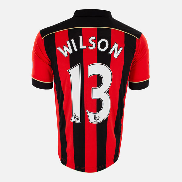 Callum Wilson Match Worn Shirt 2016-17 Bournemouth Kit