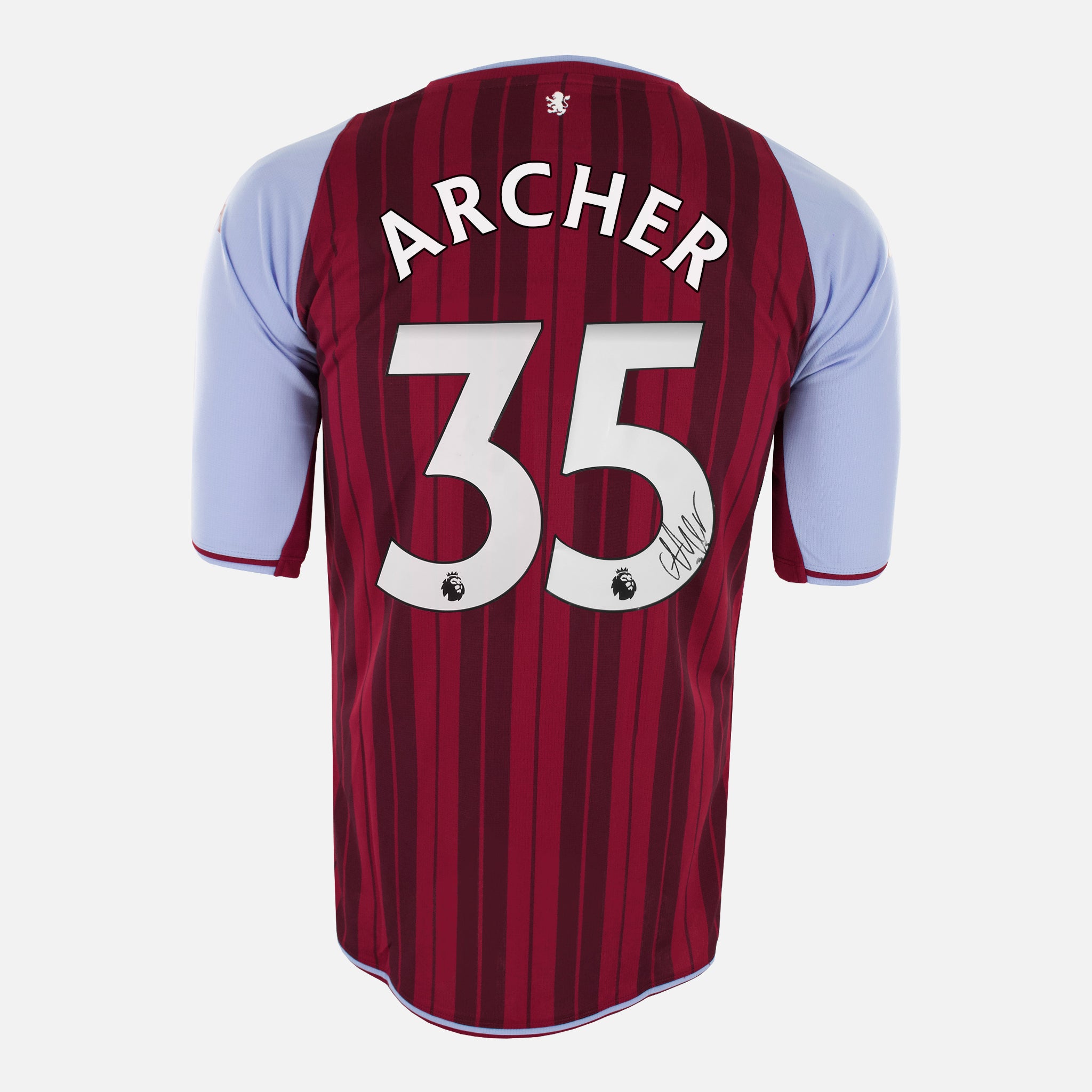 Cameron Archer Signed Aston Villa Shirt 202122 Home [35] The Vault