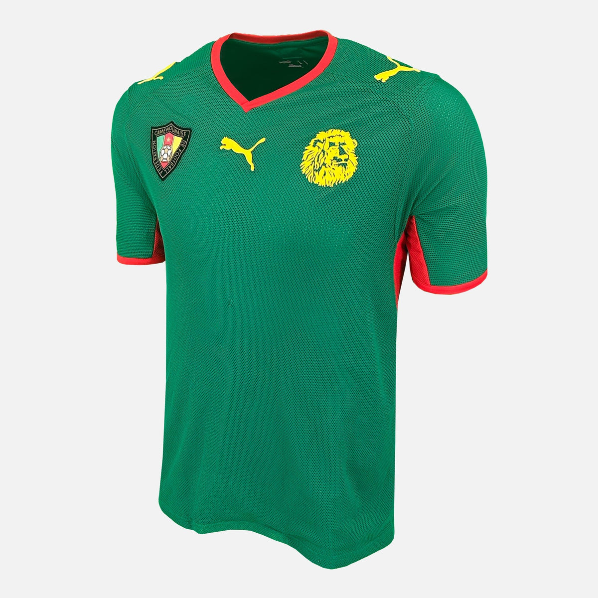 2008-09 Cameroon Home Shirt [Excellent] S — Verified official Cameroon shirt, condition graded | The Vault