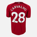 Fábio Carvalho Signed Liverpool Shirt 2022-23 Home [28]