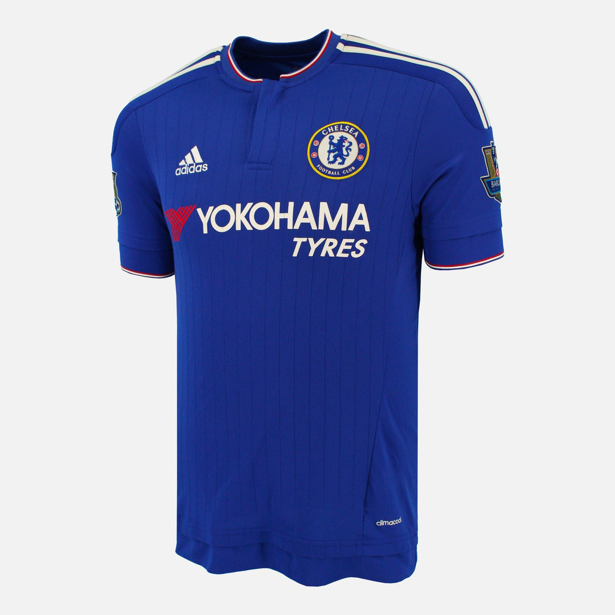 2015-16 Chelsea Home Shirt PL Badges [Good] S — Verified official Chelsea shirt, condition graded | The Vault