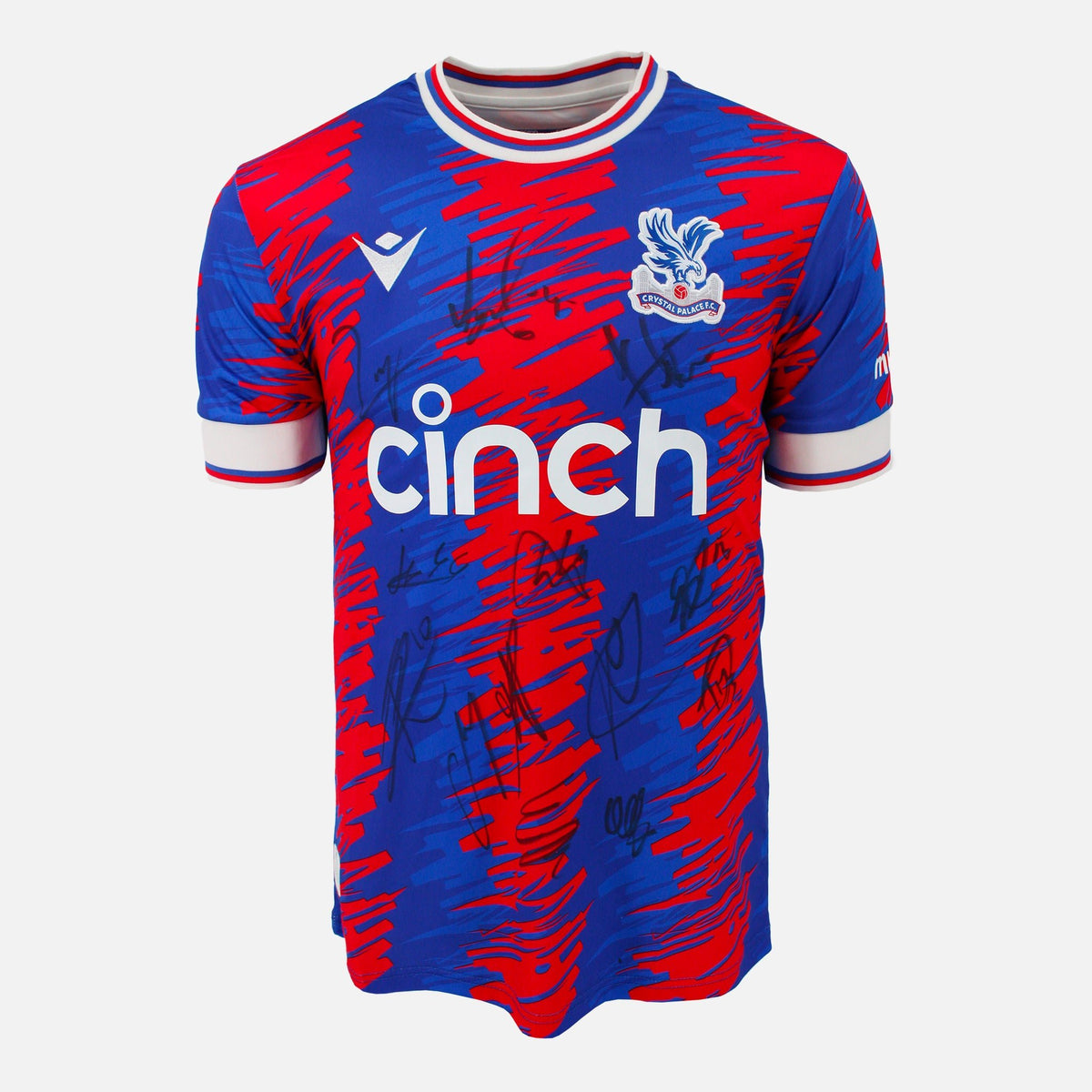 Squad Signed Crystal Palace Shirt 2022-23 Home [13 Autographs] — Crystal Palace signed shirt from the 2022 to 2023 season | The Vault