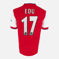 Edu Gaspar Signed Arsenal Shirt 2021-22 Home [17]