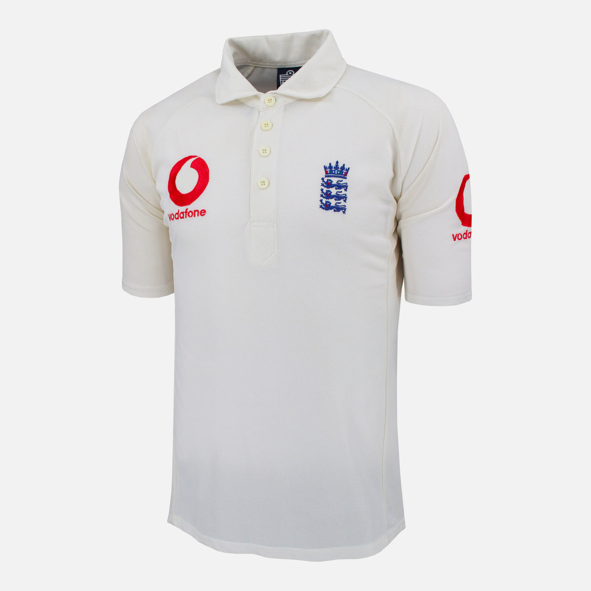 2000-02 England Cricket Test Shirt [Perfect] M — Verified official England Cricket shirt, condition graded | The Vault