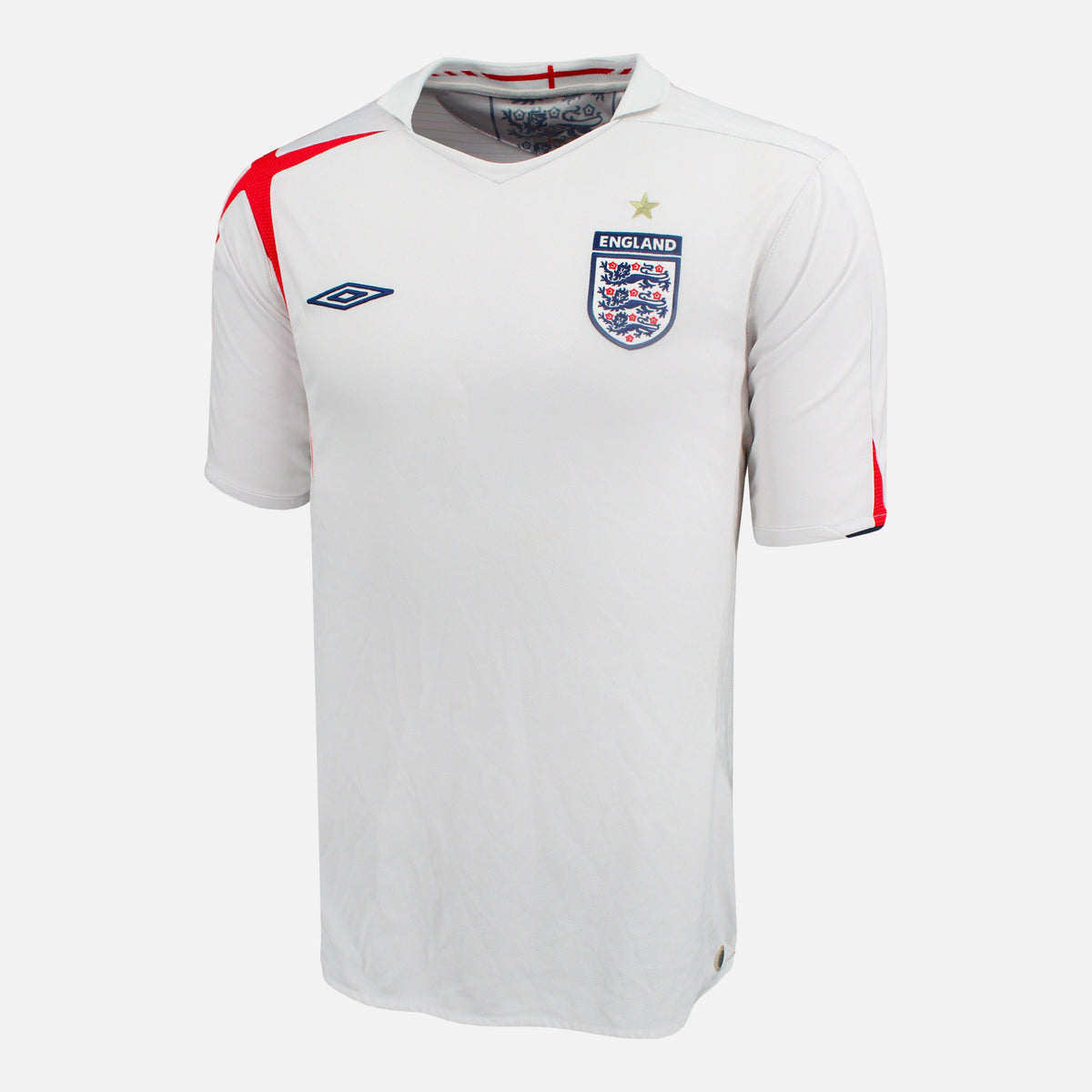 2005-07 England Home Shirt [Good] — Verified official England shirt, condition graded | The Vault