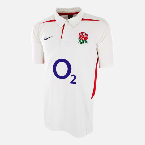 T*R様 イングランド 2003-05 ラグビー O2 M 綿 未使用 Engl England 2003-05 Home Rugby Shirt | Nike