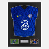 Framed Mount Signed Chelsea Shirt