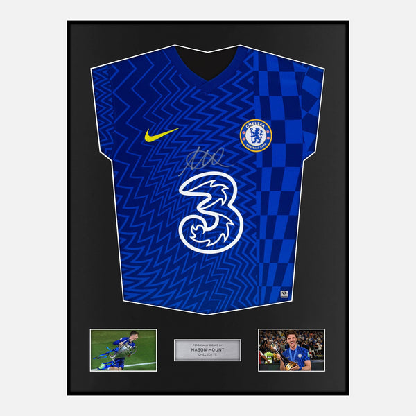 Framed Mount Signed Chelsea Shirt