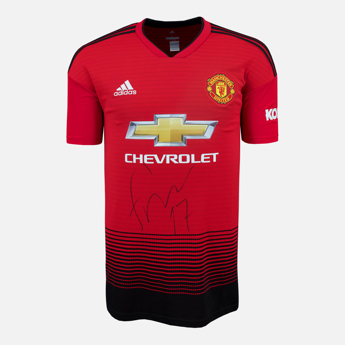 Fred Signed Manchester United Shirt 2018-19 Home [Front] — Manchester United signed shirt from the 2018 to 2019 season | The Vault