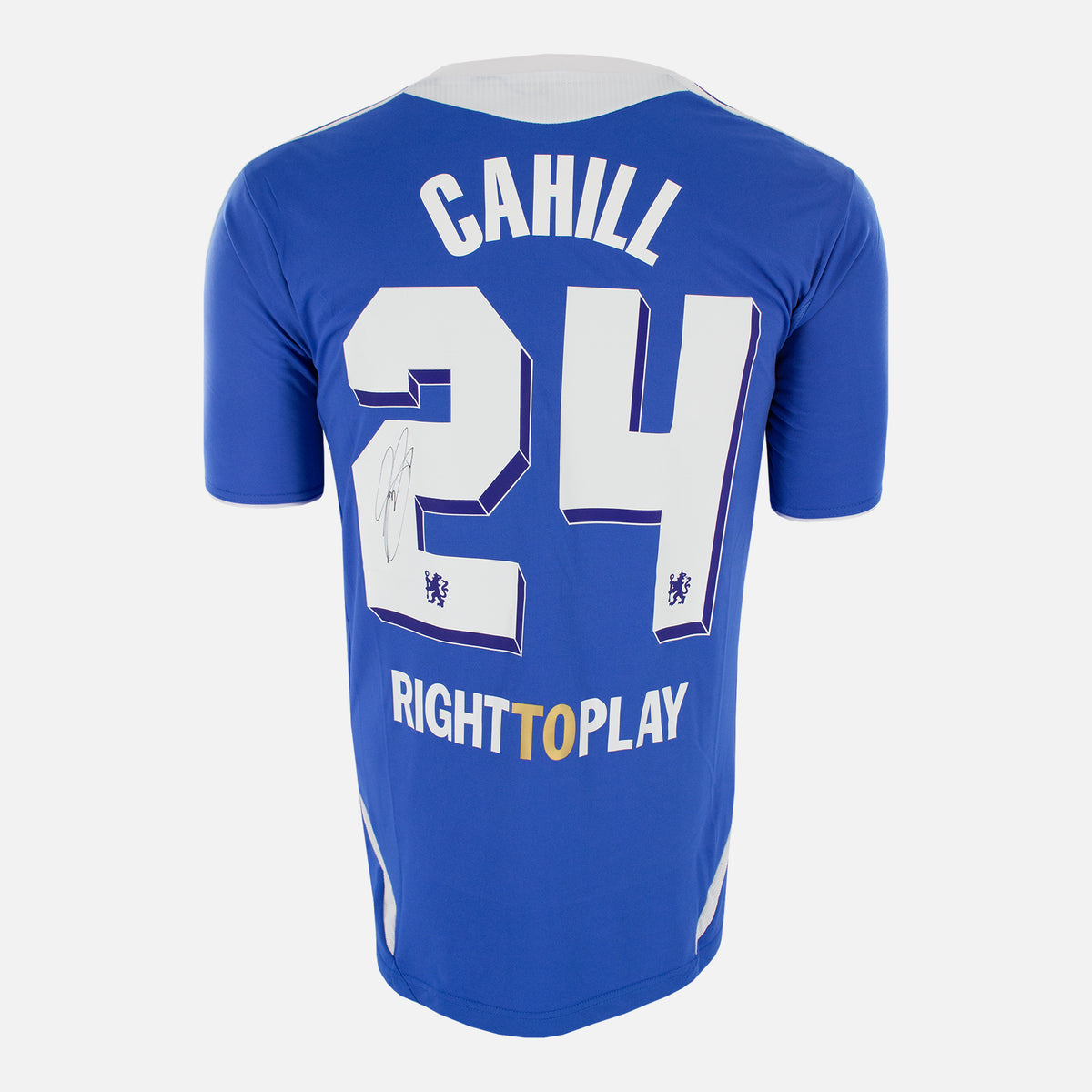 Gary Cahill Signed Chelsea Shirt 2012 CL Final [24] — Chelsea signed shirt from the 2012 season | The Vault