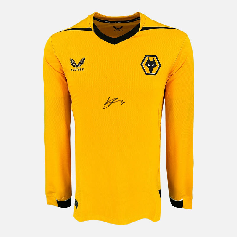 Framed Hwang Hee-Chan Signed Shirt, Wolverhampton Wanderers [Mini]