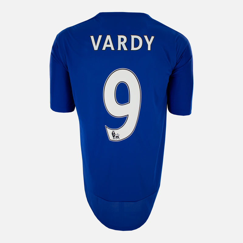 Vardy 9 2015-17 Leicester City Home Shirt Premier League Champion Winners