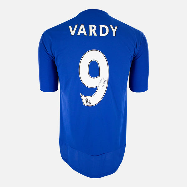 Jamie Vardy Signed Leicester City Shirt