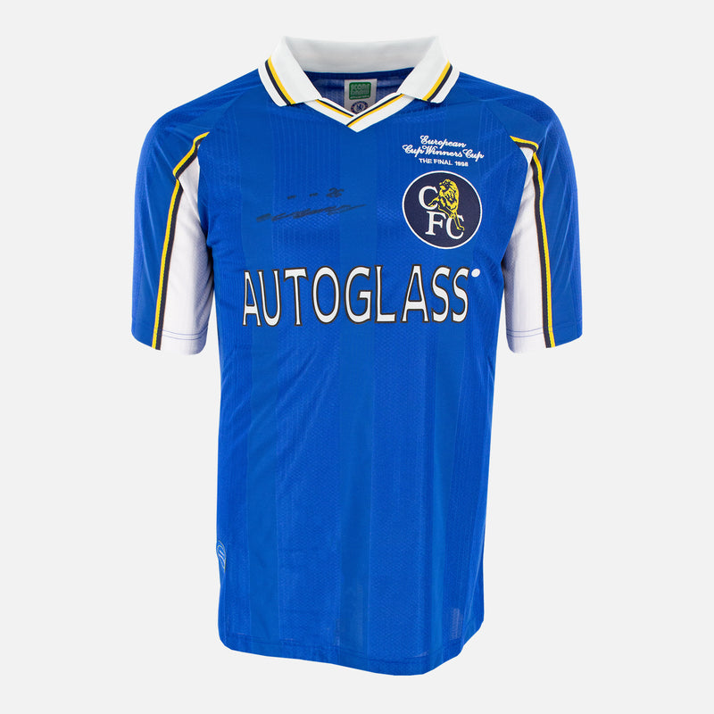 John Terry Signed Chelsea Shirt 1998 Final Autograph