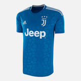 2019-20 Juventus Turquoise Third Away Shirt Jeep Adidas Kit