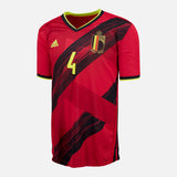 Vincent Kompany Signed Belgium Shirt 2020-21 Home [4]